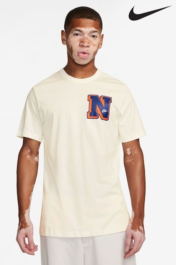 Nike Beige Sportswear T-Shirt (848166) | £38