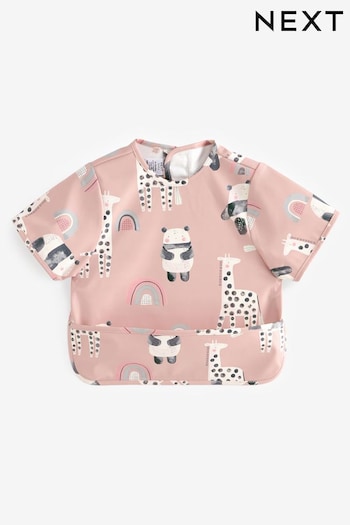 Pink Panda Short Sleeve Baby Coverall Bibs (6mths-3yrs) (848654) | £8 - £9