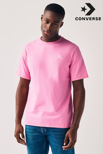 Converse Pleasures Pink Star Chevron T-Shirt (848726) | £23