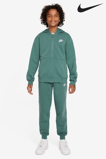 Nike pesko Mid Green Club Fleece Tracksuit (848909) | £75
