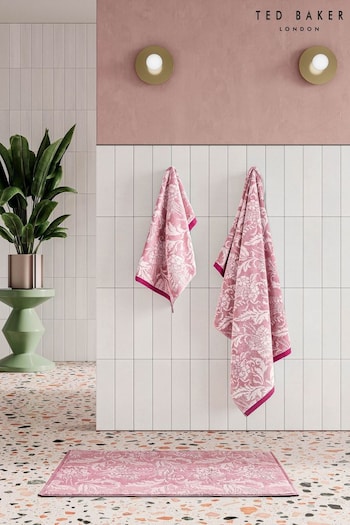 Ted Baker Pink Baroque Towel (849071) | £20 - £60