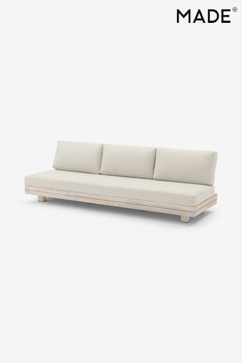 MADE.COM White Avarna Garden 3 Seater Sofa (849562) | £1,249