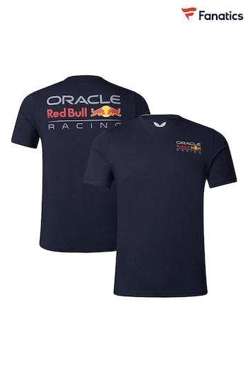 Fanatics Blue Oracle Red Bull Racing Large Logo T-Shirt (849955) | £29