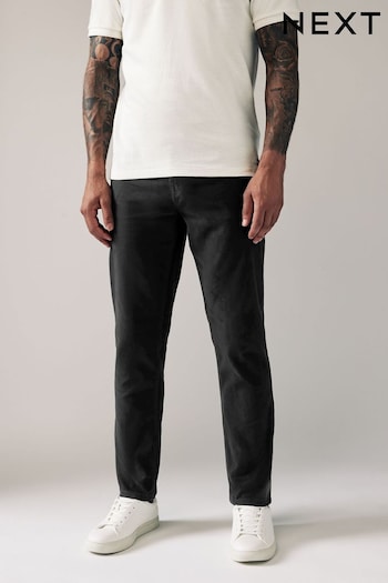 Black Slim Soft Touch 5 Pocket Jean Style Trousers (849994) | £28