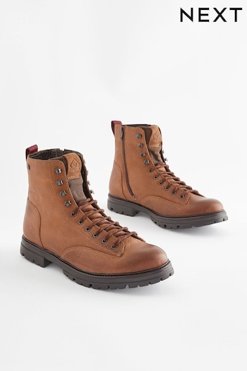 Tan Brown Leather Monkey Boots (850247) | £75