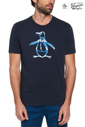 Original Penguin Striped Pete Print Short Sleeve T-Shirt (850519) | £40