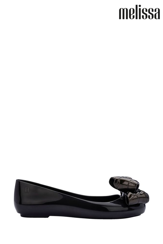 Plain black melissa best sale shoes