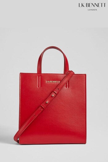 LK Bennett Red Rue Leather Tote Bag (850853) | £249