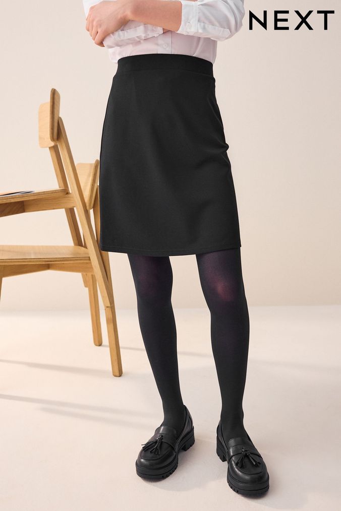 Black bodycon school skirt sales