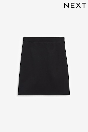 Black Senior Jersey Stretch Pull-On Pencil Skirt (9-18yrs) (850905) | £9 - £15