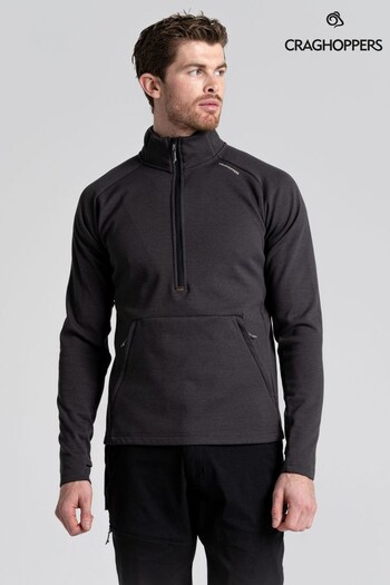 Craghoppers Dynamic Pro Half Zip Black Fleece (851076) | £80