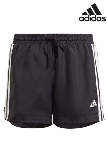adidas Black Performance 3-Stripes Shorts (851539) | £18