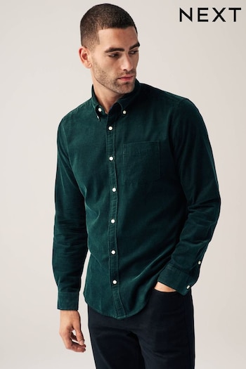 Green Corduroy Long Sleeve Shirt (851768) | £30