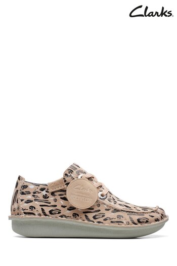 Clarks Pink Print Funny Dream Shoes (852249) | £80