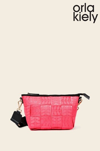 Orla Kiely Pink Chrissy Crossbody Bag (852503) | £130