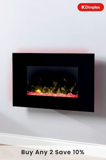Dimplex Black Toluca Deluxe Electric Wall Fire (852521) | £275