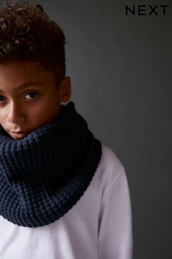 Navy Blue Knitted Snood (3-16yrs) (853209) | £8 - £11