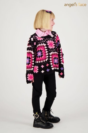 Angels Face Sheila Crochet Black Jumper (853339) | £85 - £90