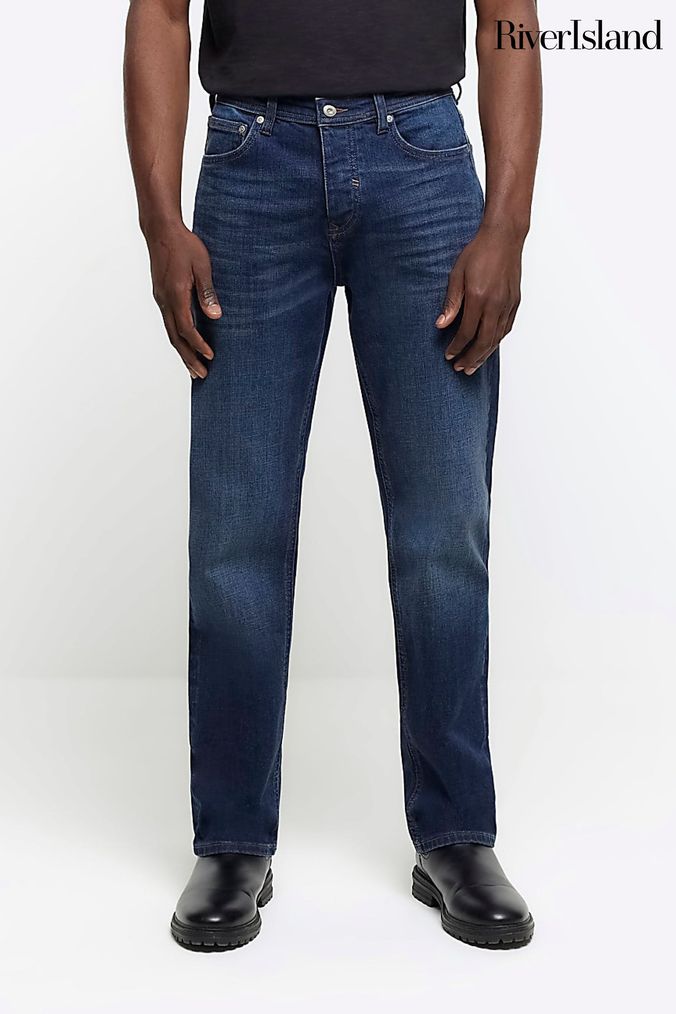 River island mens stretch jeans top