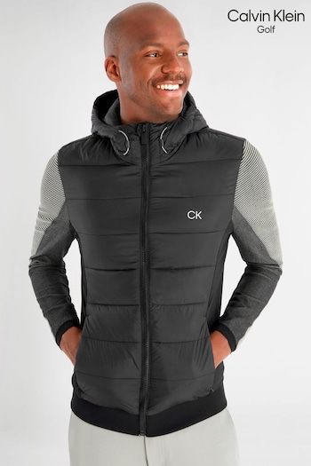 Calvin Klein Golf Dynamo Hooded Black Jacket (854784) | £140