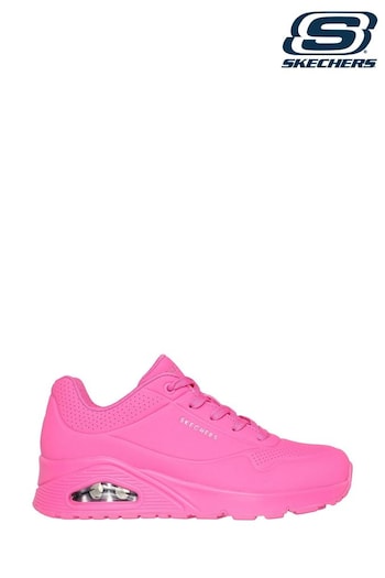 Skechers Lites-ladies Dark Pink Uno Lite Lighter One Trainers (854983) | £79