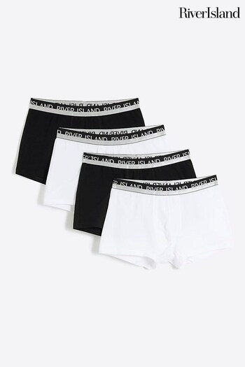 River Island Black Trunks 4 Pack (855142) | £25