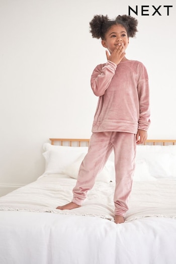 Pink Velour Lounge Set (3-16yrs) (855216) | £22 - £28