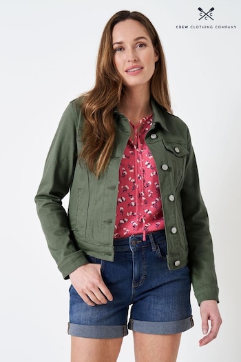 Crew Clothing Company Green Cotton Casual Casual Jacket (855337) | £59