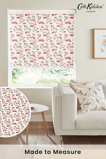 Cath Kidston Pink Cherry Sprig Made to Measure Roller Blind (855430) | £58