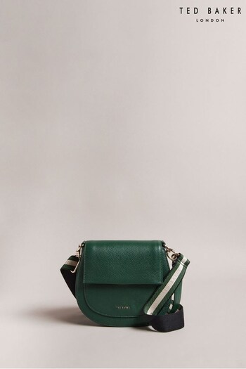 Ted Baker Daliai Green Branded Webbing Satchel Cross-Body Bag (855512) | £140