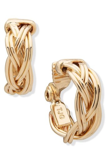 Anne Klein Ladies Gold Tone Jewellery Earrings (855989) | £24