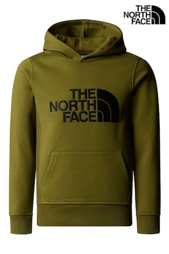 The North Face Green Boys Drew Peak Pullover Hoodie (857247) | £55