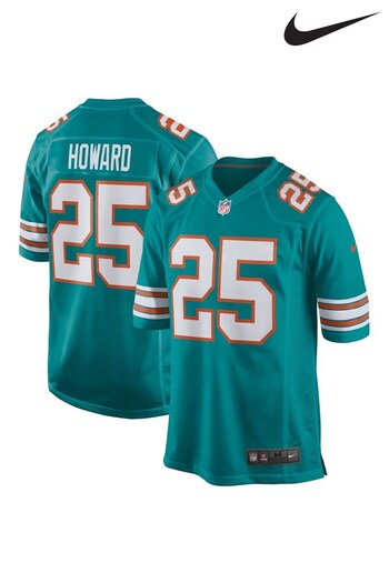 Nike first Green NFL Miami Dolphins Game Alternate Jersey - Xavien Howard (857377) | £80