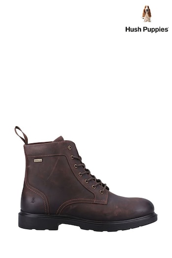 Hush Puppies Porter Lace Brown Zoom Boots (857402) | £120
