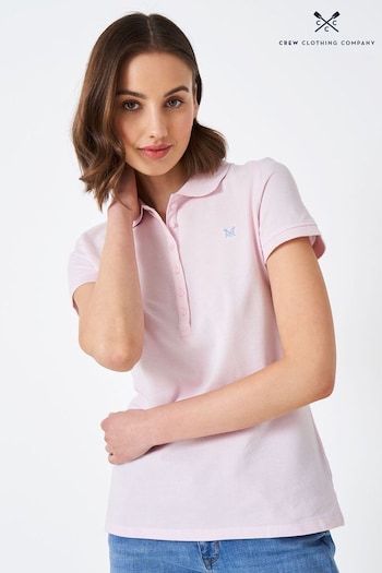 Crew Clothing Company Pink Cotton Classic Jersey Top (857830) | £35