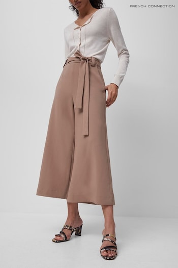 French Connection Brown Whisper Belted Culottes (857874) | £59