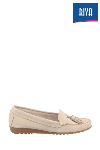 Riva Cream Aldons Moccasins with Snafles (858039) | £75