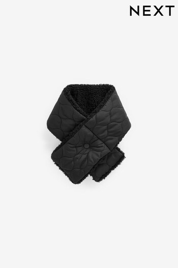 Black Quilted Scarf (3-16yrs) (858625) | £10 - £12