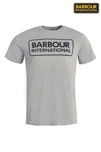 Barbour® International Essential Logo Anthrac T-Shirt (858914) | £33