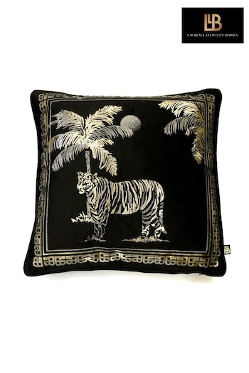 Laurence Llewelyn-Bowen Black Tiger Luxury Cushion (859007) | £18
