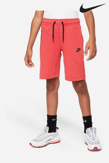 Nike Red Tech Fleece Shorts (859242) | £60