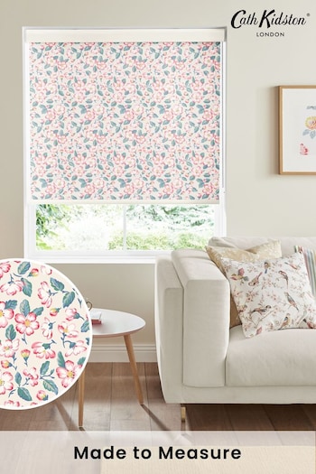 Cath Kidston Cream Climbing Blossom Blush Made to Measure Roller Blind (859878) | £58