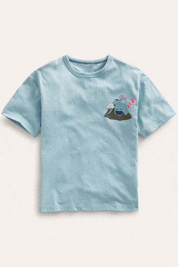 Boden Blue Front And Back Mountain T-Shirt (860214) | £19 - £21