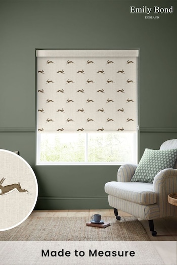 Emily Bond Stone Alice Made to Measure Roller Blinds (860677) | £58