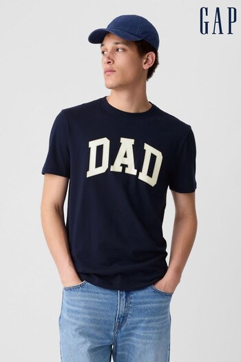 Gap Navy/Blue Everday Soft Graphic Short Sleeve Crew Neck T-Shirt (860742) | £14