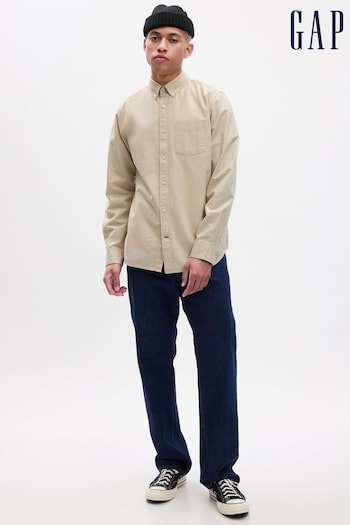 Gap Beige Regular Fit Oxford Shirt (860990) | £35