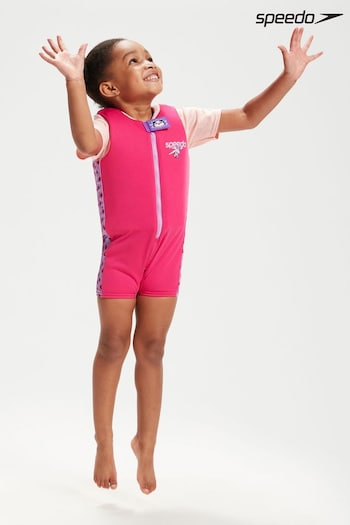 Speedo Kids Pink Character Printed Float Suit (861281) | £33