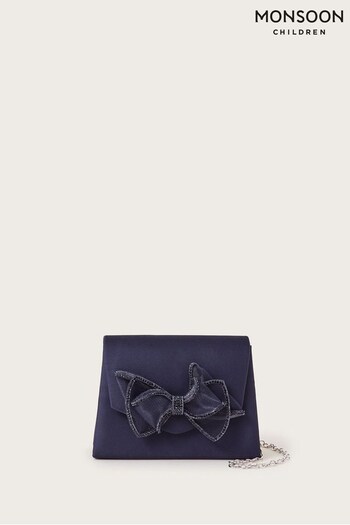 Monsoon Blue Dazzle Bow Bag (861565) | £14