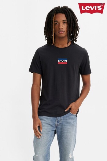 Levi's® Black Crew Neck Sportswear Logo T-Shirt (861907) | £25