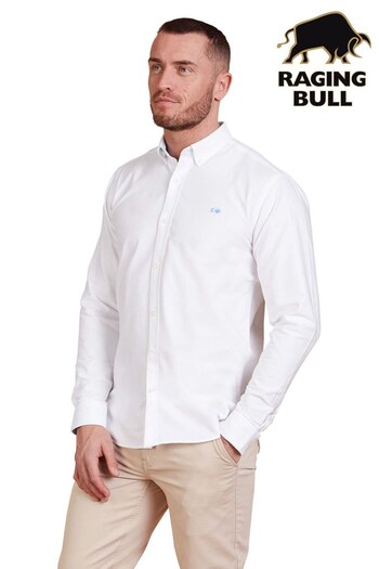 Raging Bull Long Sleeve Classic Oxford Shirt (862155) | £65